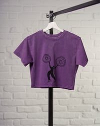 Image 1 of Dancing with my donuts! - Handprinted - Crop