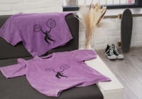 Image 2 of Dancing with my donuts! - Handprinted - Crop