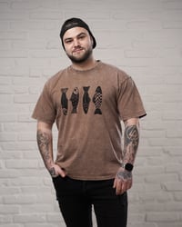 Image 1 of HALAK! - Handprinted - acid washed