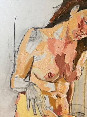 Image of Felt a bit down, but I'm doing OK *Original painting *please read description