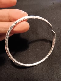 Image 2 of SINGLE STERLING SILVER BANGLE BRACELET