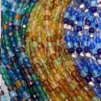 Image 1 of 4mm Czech Fire-Polished Mixes (44 Beads per Strand)