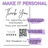 Image 2 of Simply Thanks Custom Thank You Cards