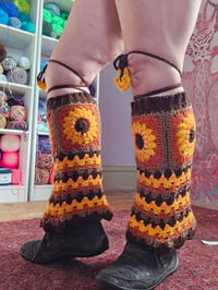 Image 5 of Sunflower Legwarmers