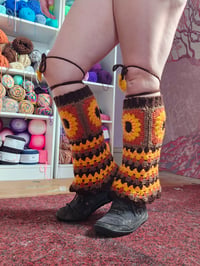 Image 4 of Sunflower Legwarmers