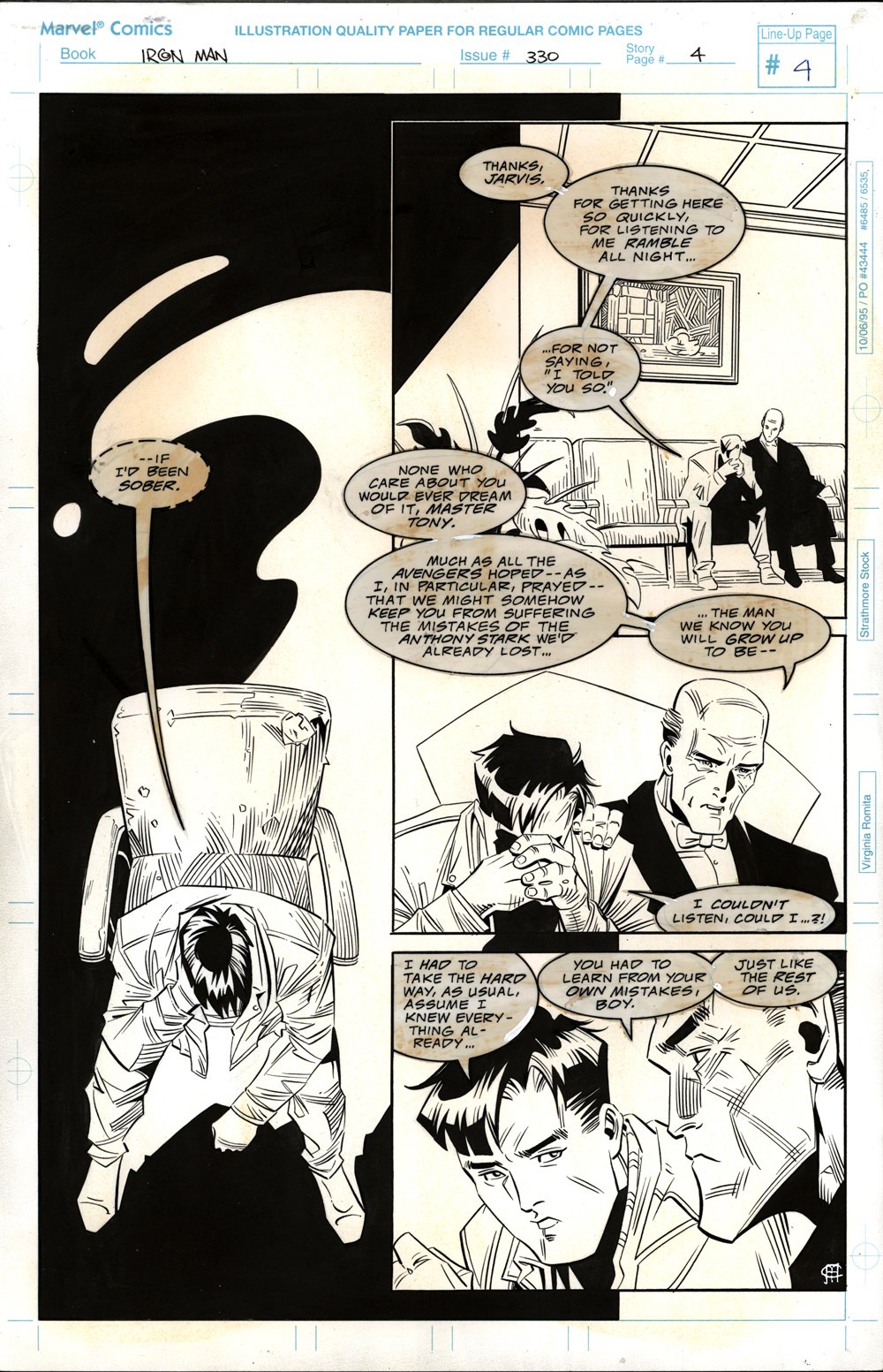 Image of IRON MAN #330 p04 Original Art