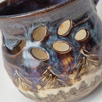 Image 7 of Yarn Bowl/Crafter's Catch-all with Bonsai Snips: Nestled in the Woods 012026