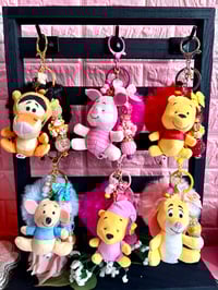 Image 2 of ✨ Handmade Pooh & Friends Plush Charm Keychains ✨