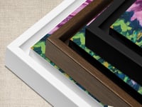 Image 7 of Large pink flower Abstract Floral ART Giclee Print,  Framed. NOT ai