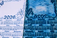 Image 3 of 2026 LINOCUT CALENDAR