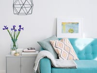 Image 3 of Watercolor Pancake Octopus framed and matted Print – Ocean Nursery Wall Art