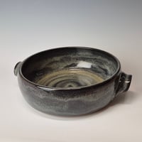 Image 1 of 8" Baking Dish with handles, Night Sky (Dark Blue) 012026