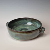 Image 1 of 8" Baking Dish with handles, Lichen (Green) 012026