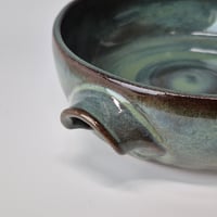 Image 5 of 8" Baking Dish with handles, Lichen (Green) 012026