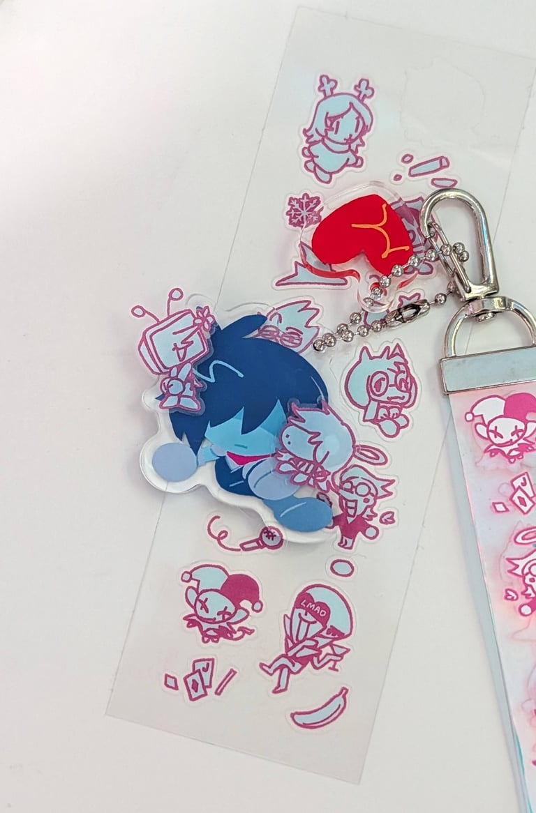 Deltarune Clear Stickers! Image 2
