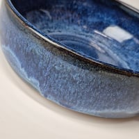 Image 7 of 8" Baking Dish with handles, Bluebird Skies (Cobolt) 012026