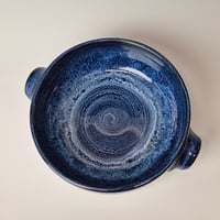 Image 4 of 8" Baking Dish with handles, Bluebird Skies (Cobolt) 012026