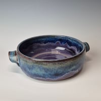 Image 2 of 8" Baking Dish with handles, Huckleberry with rim color (Purple) 012026