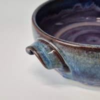 Image 7 of 8" Baking Dish with handles, Huckleberry with rim color (Purple) 012026