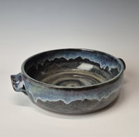 Image 1 of 8" Baking Dish with handles, Night Sky with rim color (Dark Blue) 012026