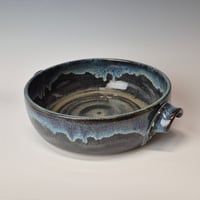 Image 2 of 8" Baking Dish with handles, Night Sky with rim color (Dark Blue) 012026