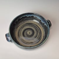 Image 4 of 8" Baking Dish with handles, Night Sky with rim color (Dark Blue) 012026