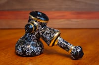 Image 1 of Floral Hammer (Daisies over Black Velvet)