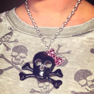 Image of hottie skull necklace