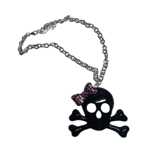 Image of hottie skull necklace
