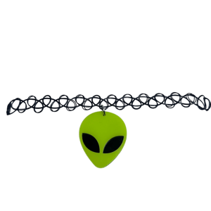 Image of alien tattoo choker