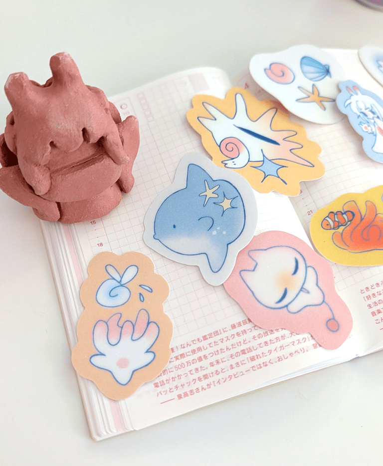 Seafoam Stickers!