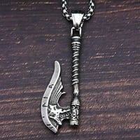 Image 5 of 👑The Armored Kingdom Norse Viking Battle Axe Necklace
