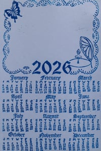 Image 5 of 2026 LINOCUT CALENDAR