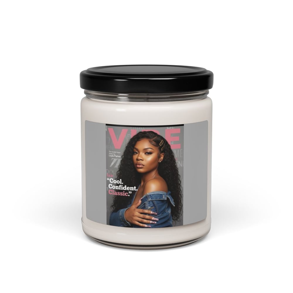 Image of Custom photo Scented Soy Candle — Jar (9oz)