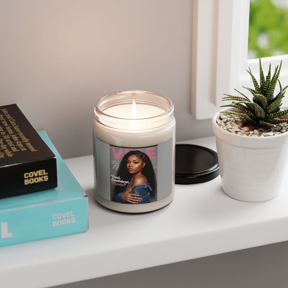 Image of Custom photo Scented Soy Candle — Jar (9oz)