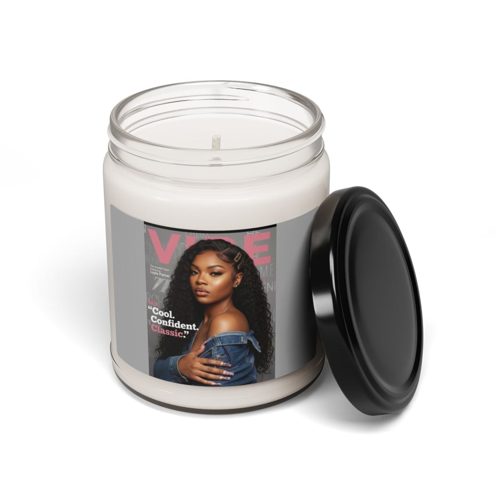 Image of Custom photo Scented Soy Candle — Jar (9oz)