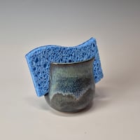 Image 1 of Kitchen Sponge Holder: Night Sky (Dark Blue) with rim color 01202602