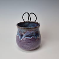 Image 4 of Small Crafter's Catch-all with Bonsai Snips: Huckleberry (Purple) with Purple/Blue rim