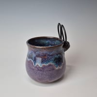 Image 5 of Small Crafter's Catch-all with Bonsai Snips: Huckleberry (Purple) with Purple/Blue rim