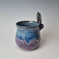 Image 5 of Small Crafter's Catch-all with Bonsai Snips: Huckleberry (Purple) with Blue rim