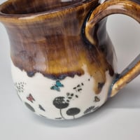 Image 7 of 12 oz. Butterfly Friends mug in porcelain 01202601