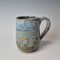 Image 1 of 14-16 oz. Meadow Walker mug, Tall, Brown stoneware 012026