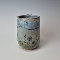 Image 2 of 14-16 oz. Meadow Walker mug, Tall, Brown stoneware 012026