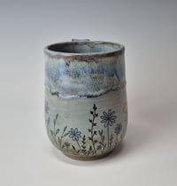 Image 2 of 14-16 oz. Meadow Walker mug, Tall, Brown stoneware 01202602