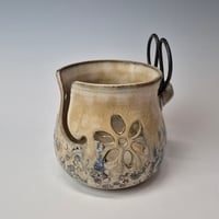 Image 3 of Yarn Bowl/Crafter's Catch-all with Bonsai Snips: Mountain Flower Honey 01202601