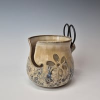 Image 2 of Yarn Bowl/Crafter's Catch-all with Bonsai Snips: Mountain Flower Honey 01202601