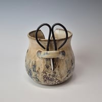 Image 6 of Yarn Bowl/Crafter's Catch-all with Bonsai Snips: Mountain Flower Honey 01202601