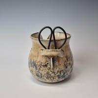 Image 4 of Yarn Bowl/Crafter's Catch-all with Bonsai Snips: Mountain Flower Honey 01202602