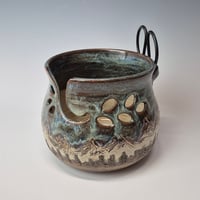 Image 2 of Yarn Bowl for your wool with Bonsai Snips: Nestled in the Woods 012026