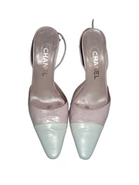Image 1 of Chanel Blush Pink Pointy Toe Mules - EU38